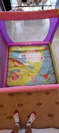 Image 3 of Large playpen can ve used as travel cot