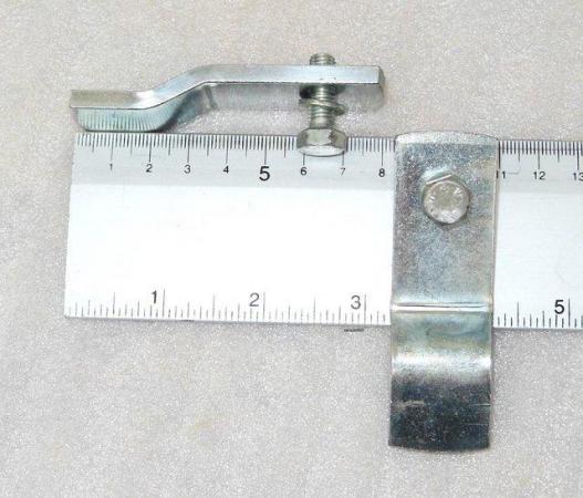 Image 2 of CHROME/ SILVER FINISH BRACKETS (PAIR)