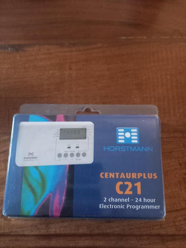 Preview of the first image of Horstmann Centaurplus C21 electronic programmer.
