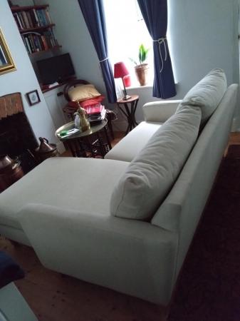 Image 3 of Two seater lounge sofa with detachable left hand leg rest