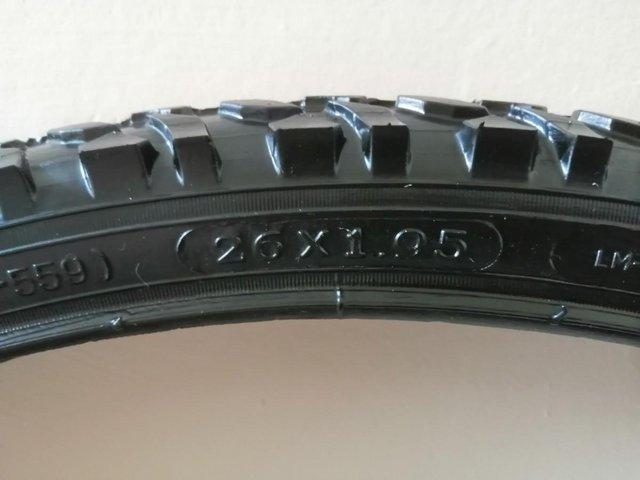 Preview of the first image of 26x1.95 MOUNTAIN BIKE TYRES...................
