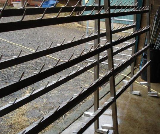 Image 2 of 2 x STAINLESS STEEL FOOD GRADE BUTCHERS HANGING RAILS