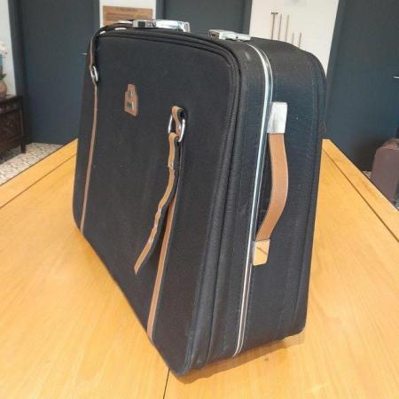 Image 3 of Large Vintage Antler Suitcase with Wheels
