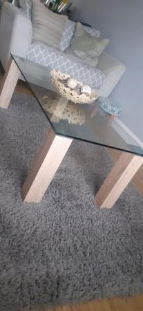 Image 2 of DFS Coffee table with matching lamp table