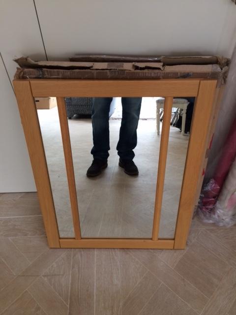 Preview of the first image of 2 beautiful wall mirrors new and unused.