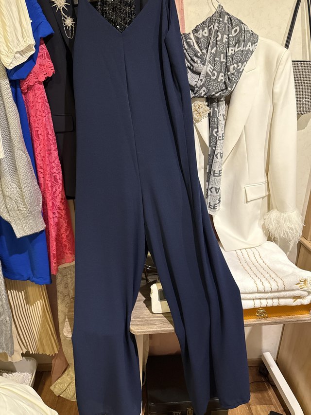 One size Navy catsuit with straps ideal for Christmas party — photo 3 of 3