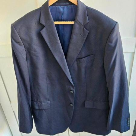 Image 1 of Charles Tyrwhitt Mens Wool Navy Blue Suit Jacket and Trouser