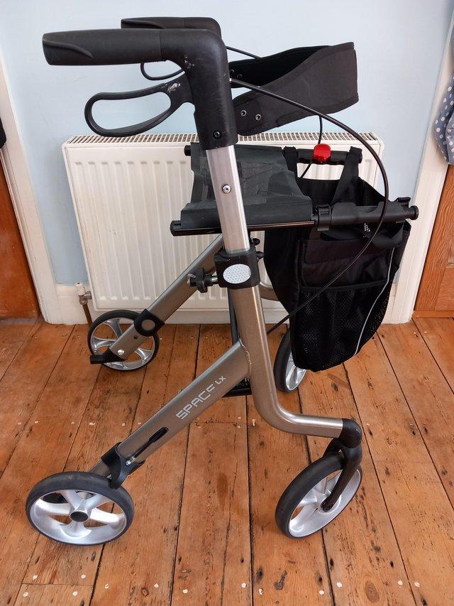 Preview of the first image of Rollator walking aid Rehasense Space LX seeking new home.