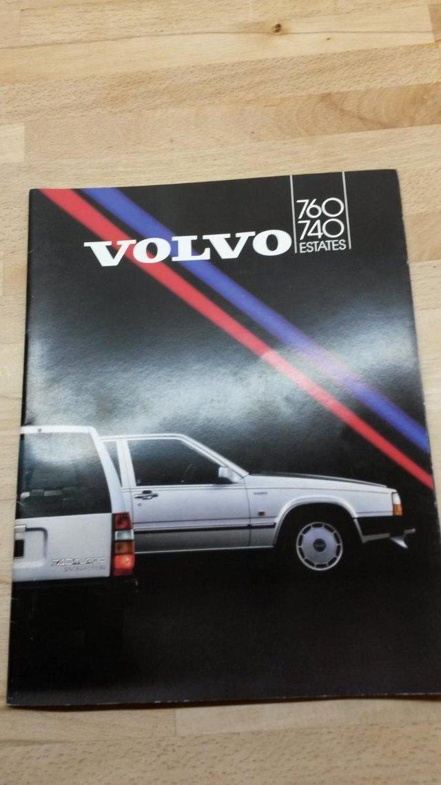 Preview of the first image of Volvo new car brochures (1987 models) collectable.