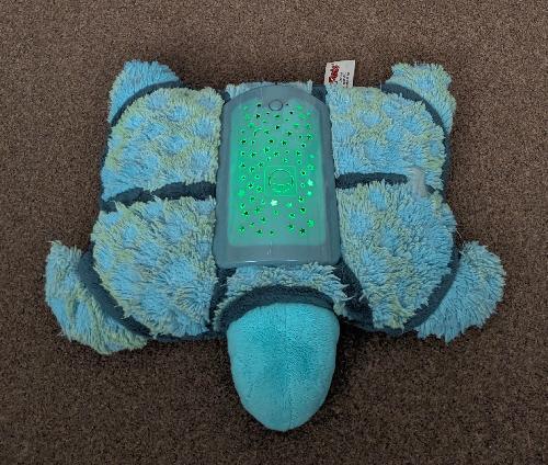 Image 1 of Kids Turtle Pillow Pets Projector Nightlight