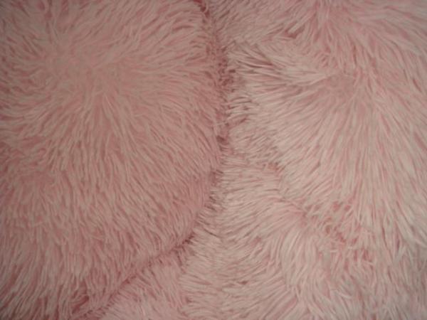 Image 3 of Pupnaps Supersoft Calming Dog Pet Donut Bed Large Pink