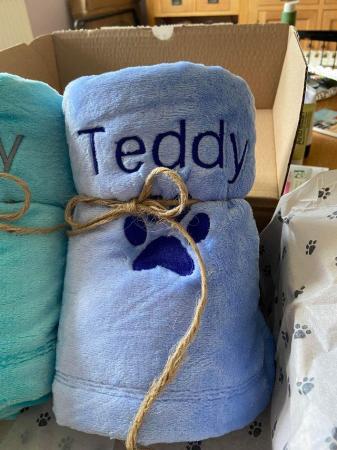 Image 3 of Personalised pet blanketshand made