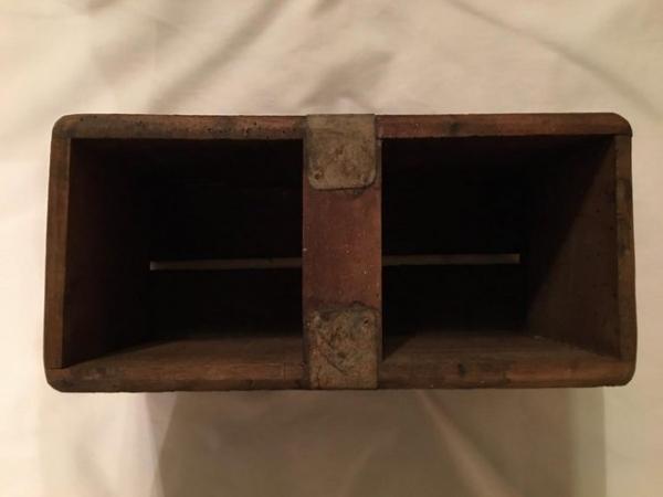 Image 3 of Vintage Looking Wooden Printed Storage Box