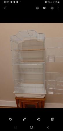 Image 3 of New Pagoda  style  cage with feeders and perches