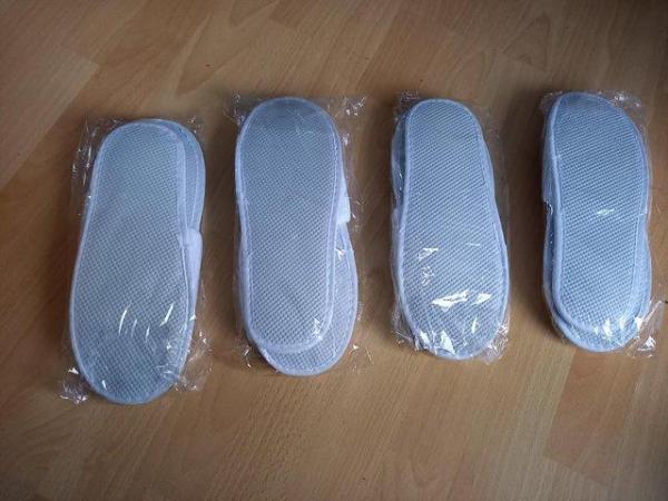 Image 1 of NEW individually wrapped towelling Slippers