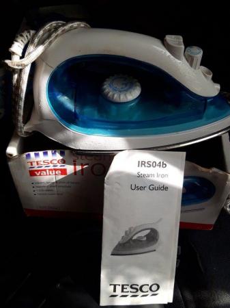Image 1 of TESCO STEAM IRON, FOR CLOTHES OR ITEMS