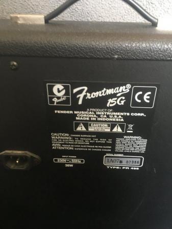 Image 1 of Fender Frontman 15G Amplifier