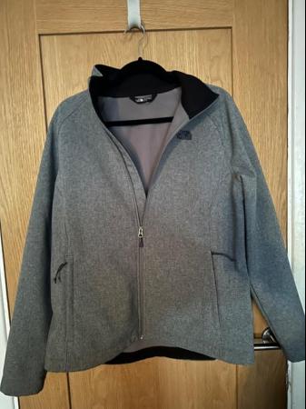 Image 1 of Grey waterproof coat with micro fleece lining