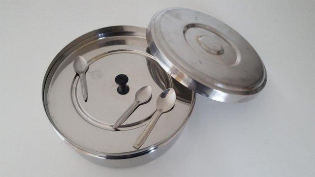 Image 2 of Stainless Steel Spice Container – Excellent Condition