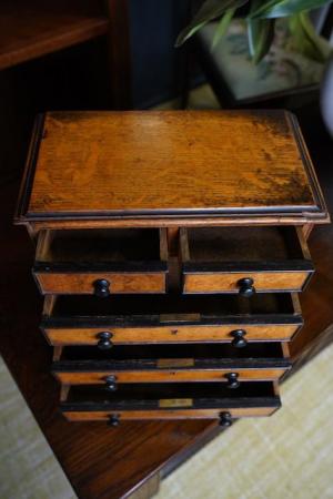 Image 8 of Victorian Style Apprentice Piece Small Drawers Dressing
