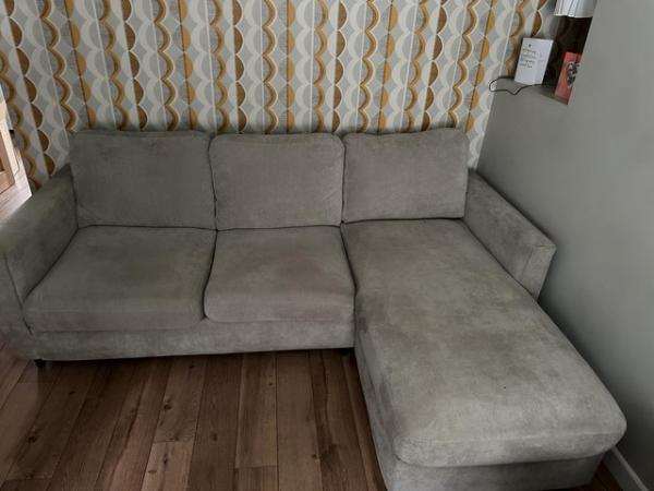 Image 3 of 4 Seater Sofa Bed with Chaise Lounge & Mattress