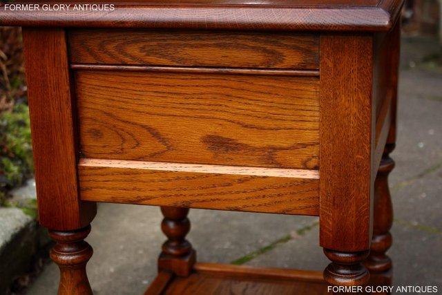 Image 97 of OLD CHARM LIGHT OAK PHONE LAMP TABLE BEDSIDE CABINET STAND