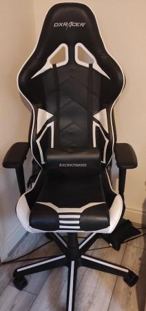 Image 3 of DX RACER GAMING CHAIR HARDLY USED