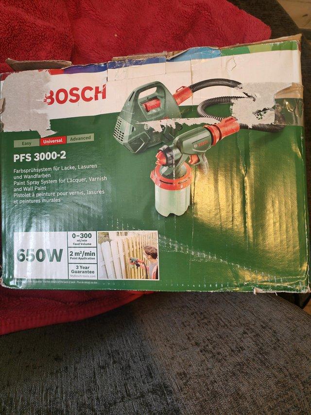 Preview of the first image of Bosch paint sprayer (damaged box).