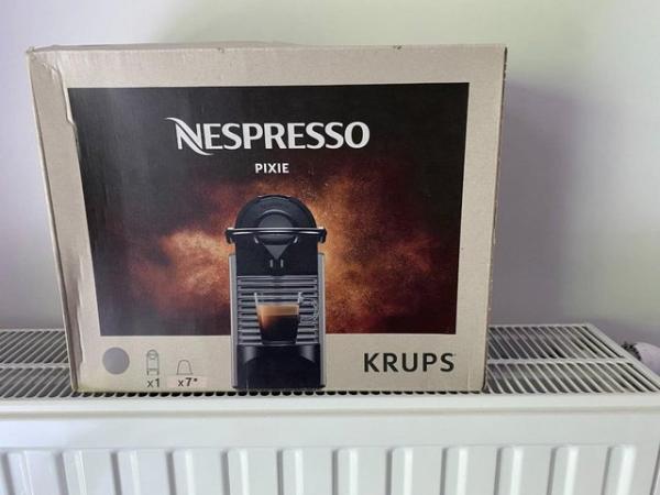 Image 2 of Nespresso XN300540 Pixie Coffee Machine, Titanium by Krups