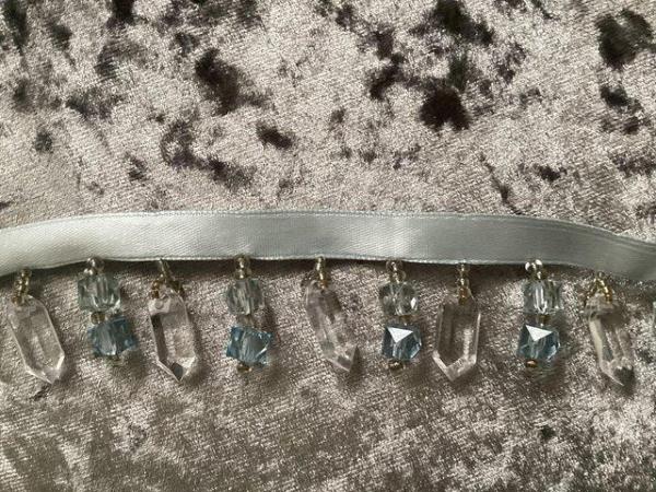 Image 2 of Curtain/ blind crystal bead trim