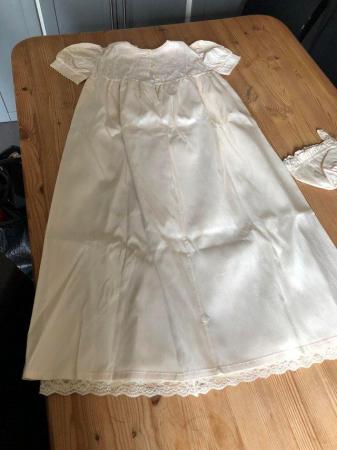 Image 3 of Child’s christening gown and bonnet.