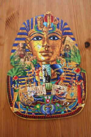 Image 2 of Wentworth Treasure of the Pharaoh 240 Wooden Pieces