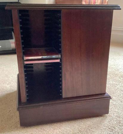 Image 3 of Revolving ‘cube’ cabinet for CD storage