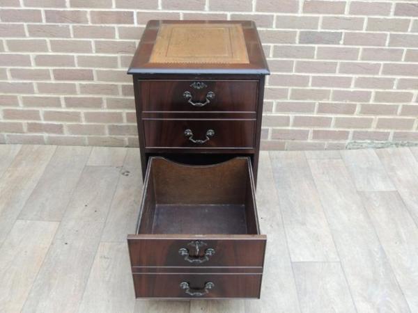 Image 5 of Antique Style Filing Cabinet with Key (Delivery)