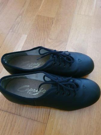 Image 3 of Capezio size 3/36 black Capezio tap shoes