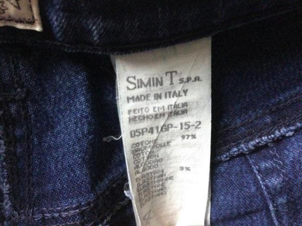 Image 8 of 90s Vintage ARMANI SIMIN T Straight Jeans sz 29