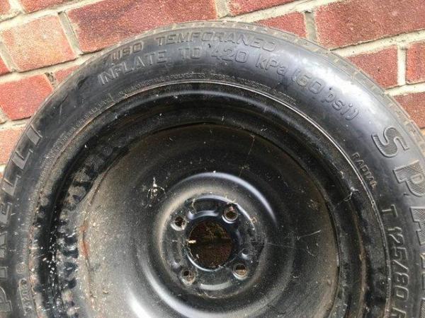 Image 3 of Pirelli space saver wheel/tyre T125/80-R15