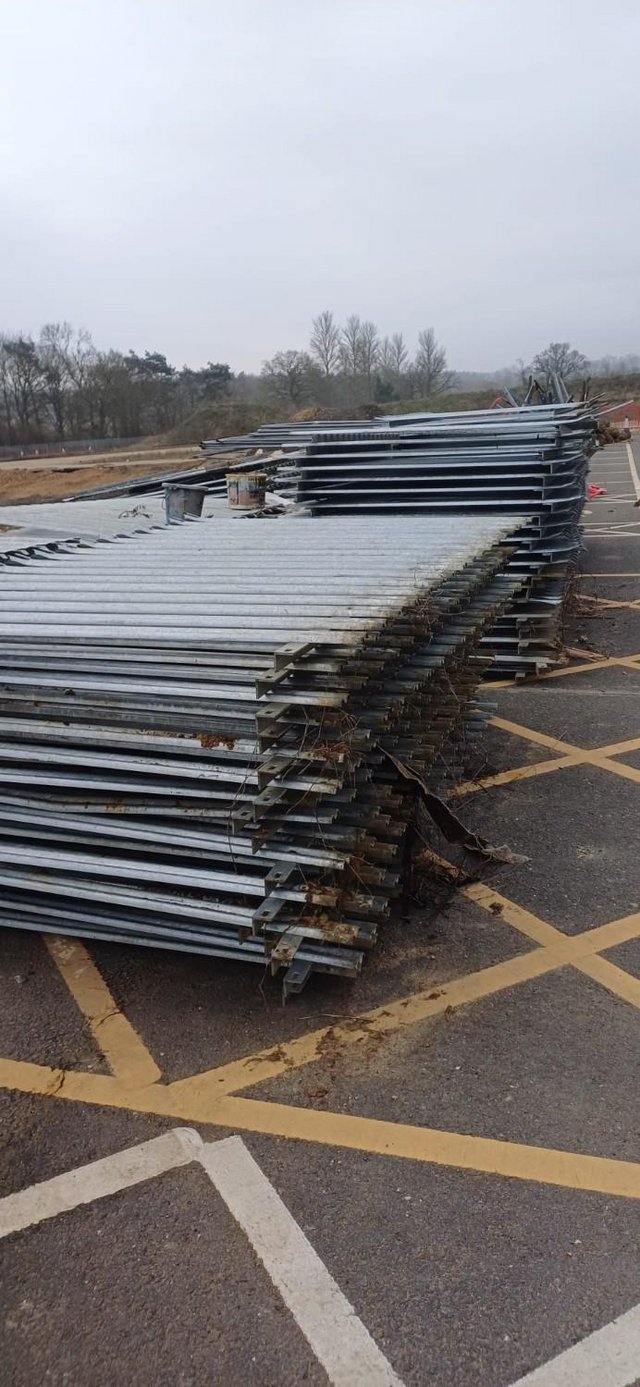 Preview of the first image of Metal Security Palisade Fence panels.