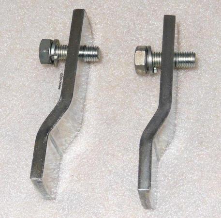 Image 3 of CHROME/ SILVER FINISH BRACKETS (PAIR)
