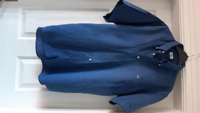 Image 2 of Mens Lacoste short sleeve cotton shirt