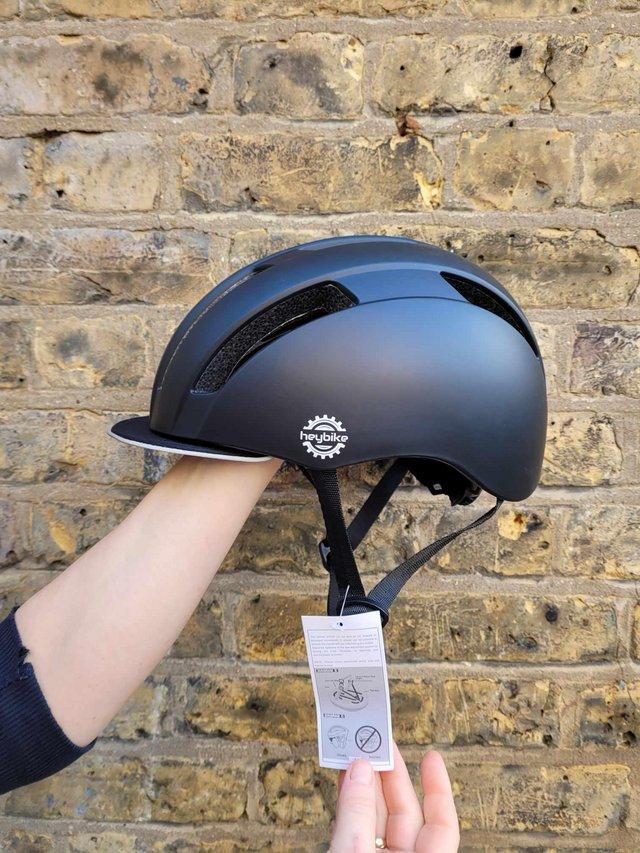 Preview of the first image of Heybike Urban Ebike Helmet Black.