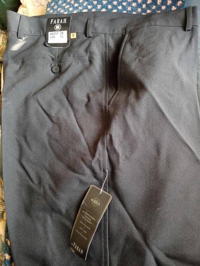 Preview of the first image of FARAH BOSTON NEVER WORN TROUSERS.