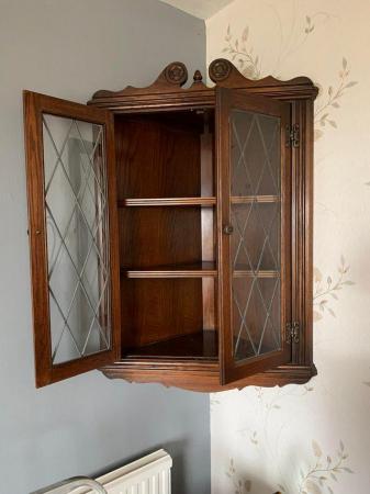 Image 1 of Old Charm antique corner cabinet