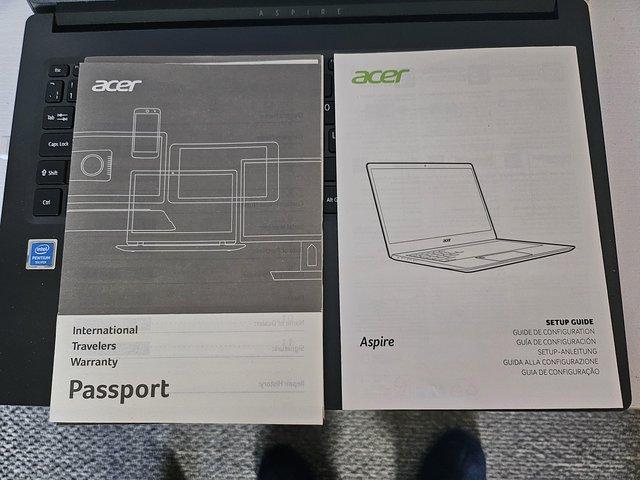 Preview of the first image of Acer aspire 3 laptop in perfect condition.