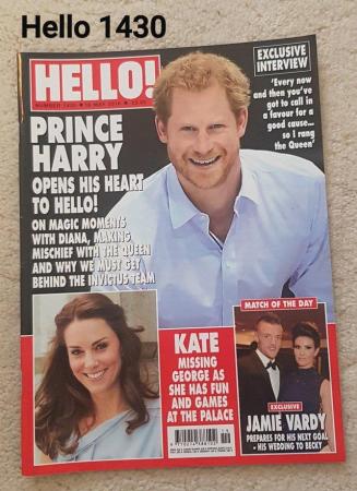 Image 1 of Hello Magazine 1430 - Prince Harry-Opens his Heart to HELLO!