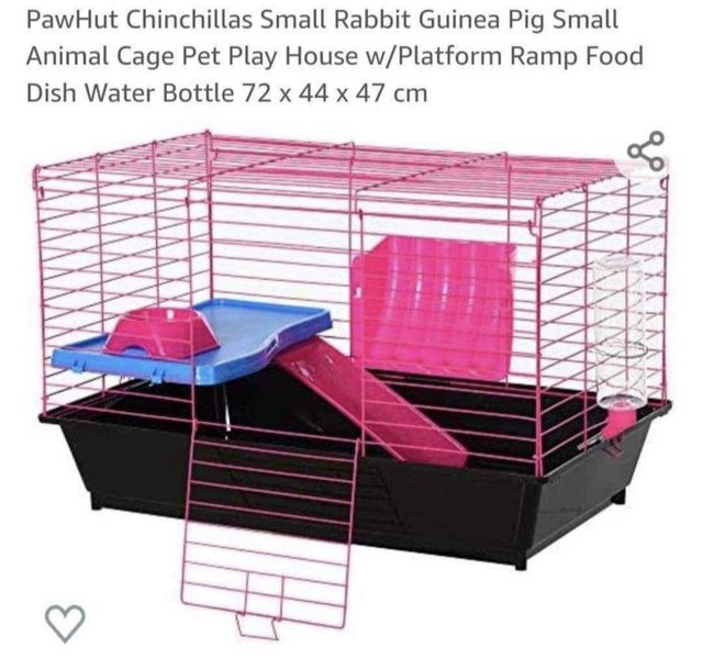 Preview of the first image of Small pet cage (not suitable for hamsters).