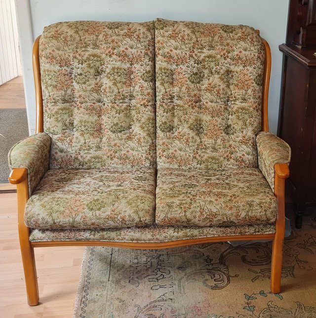 Preview of the first image of FREE Vintage High Back 2 Seater Sofa.