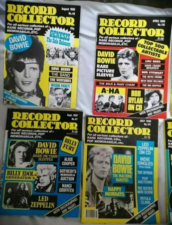 Image 2 of Record Collector David Bowie Lot Magazines