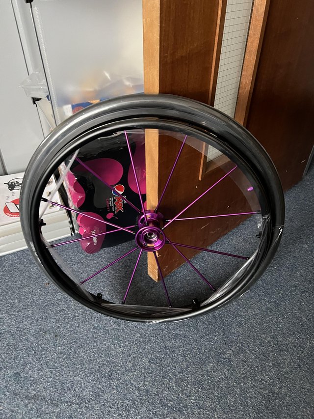 Preview of the first image of Various 24 inch wheelchair wheels for sale.