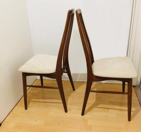 Image 1 of MID CENTURY DANISH DINING CHAIRS - SET OF 6 BY NIELS KOEFOED
